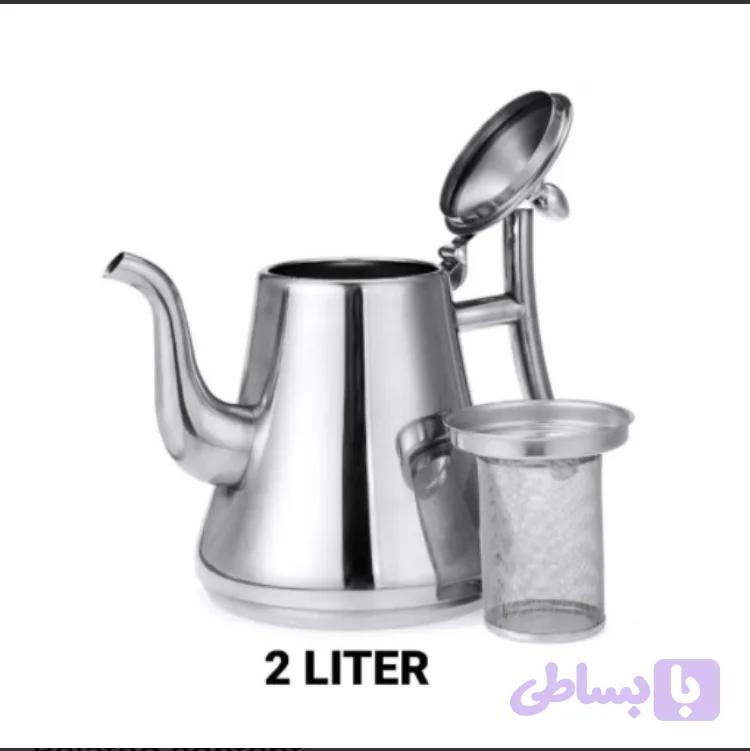 کتری تک استیل عربی ۲ لیتر