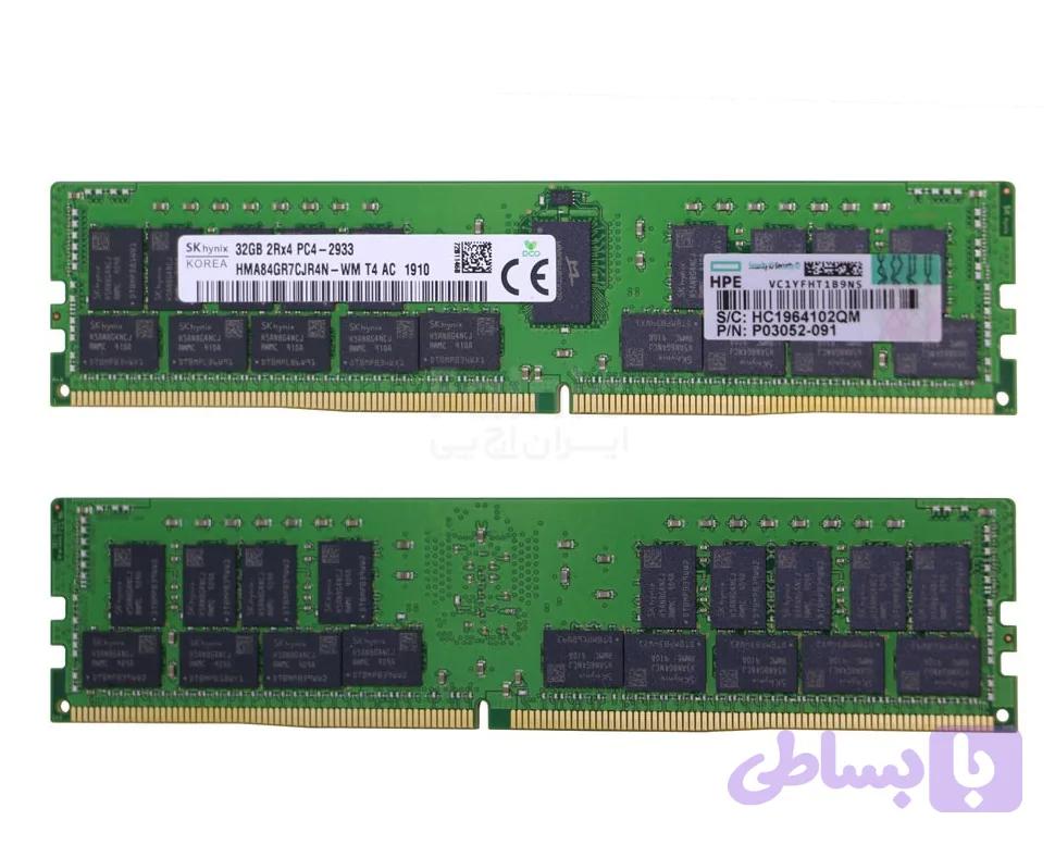 رم سرور HP 32GB Single Rank DDR4 3200 - دیجی تیس