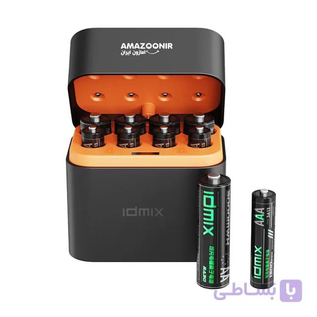 پک باتری شارژی لیتیومی قلمی و نیم قلمی برند IDMIX مدل 2A08 Pro — تصویر 1