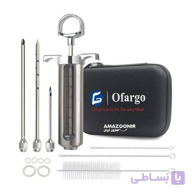 کیت سرنگ تزریق ماریناد و طعم‌دهنده گوشت Ofargo مدل 60 میلی‌لیتری با 3 سوزن — تصویر 1