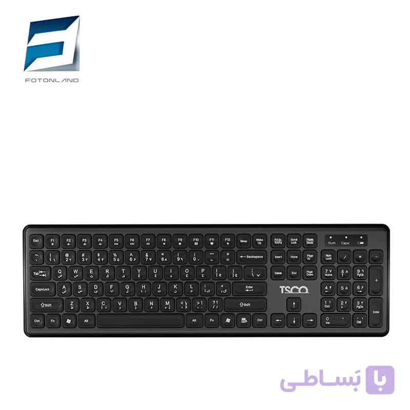 کیبورد بی سیم TSCO مدل TK-7005W — تصویر 1
