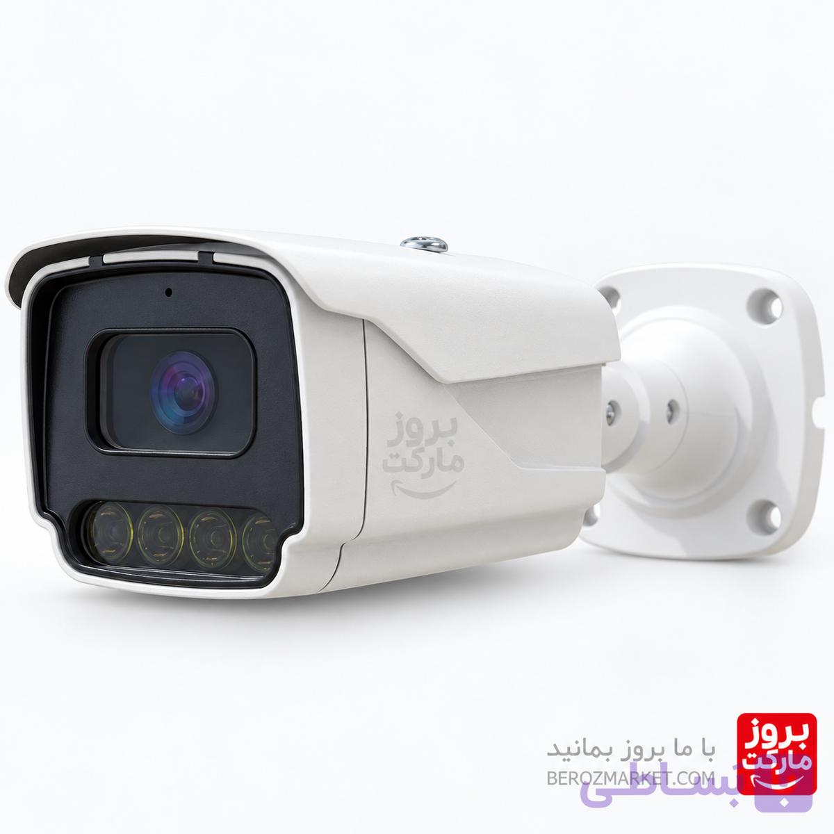 دوربین مداربسته بالت 5 مگاپیکسل مدل 5053 دید در شب رنگی با میکروفون داخلی — تصویر 1