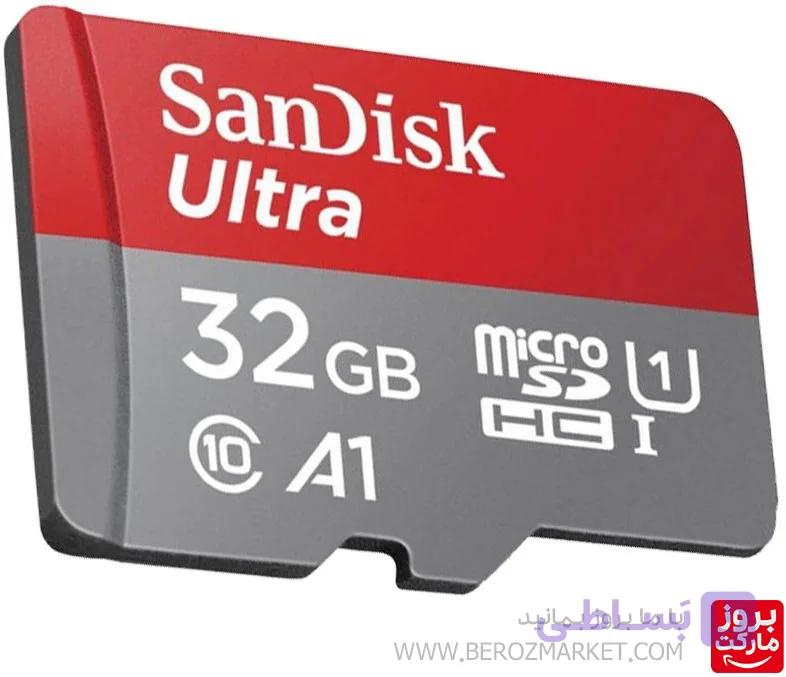 کارت حافظه MicroSDHC سن دیسک مدل Ultra کلاس 10 استاندارد UHS-I U1 A1 سرعت 98 مگابایت بر ثانیه ظرفیت — تصویر 1