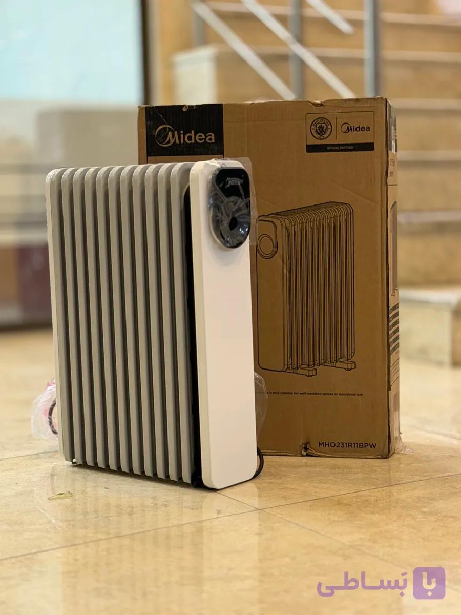 شوفاژ برقی مایدیا مدل MHO231R11BPW ۱۱ پره & — تصویر 1