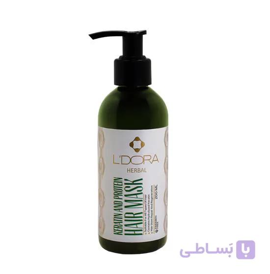 ماسک موگیاهی پروتئینه وکراتینه لدورا۲۰۰میلی