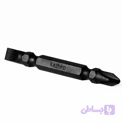 نوک پیچ گوشتی 65mm دوسر تخت-چهارسو فسفاته منگنز KAZHIRO ژاپن — تصویر 1