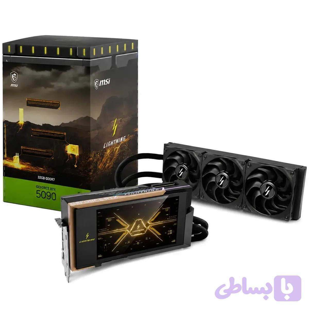 کارت گرافیک MSI RTX 5090 32GB LIGHTNING Z — تصویر 1