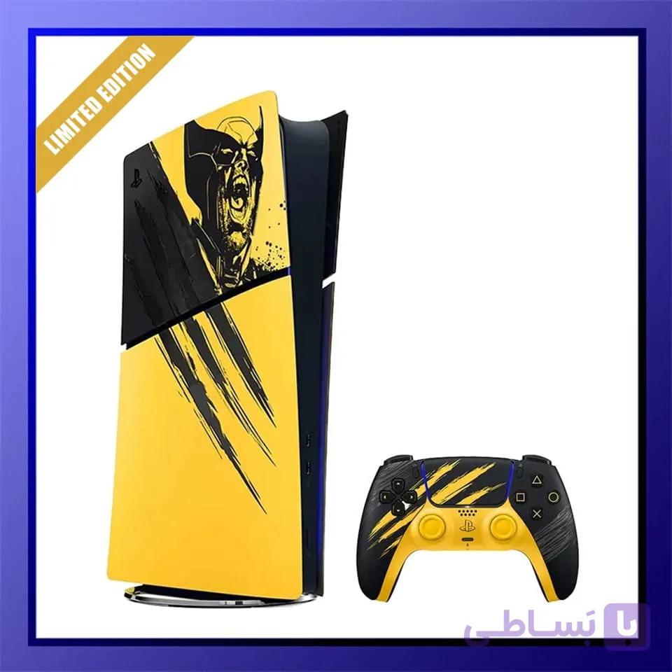 کنسول بازی پلی استیشن 5 اسلیم (PS5 Slim Digital Edition) باندل Marvel’s Wolverine Battle Yellow Limited Edition
