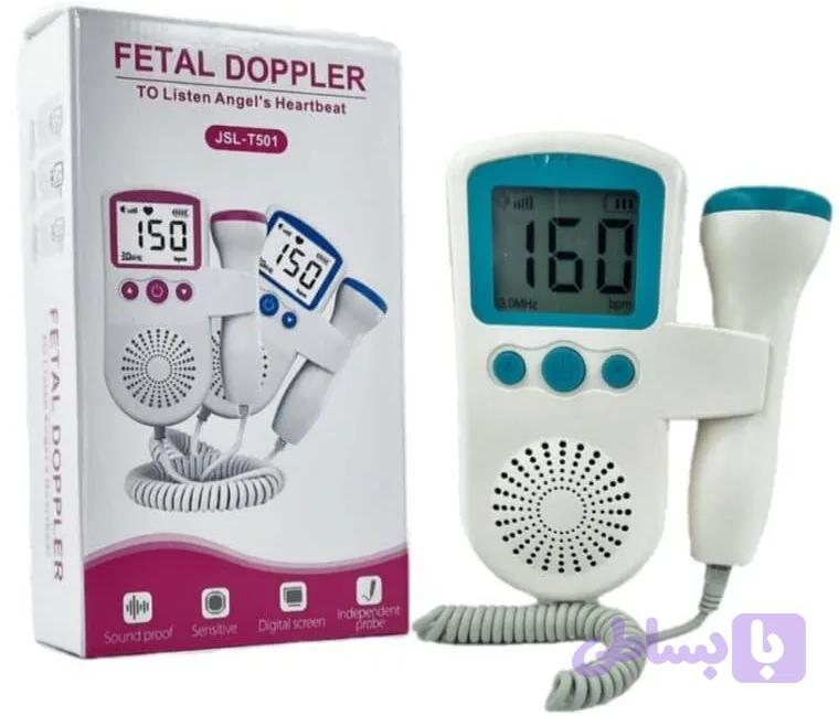 دستگاه شنود و ضبط ضربان قلب جنین(سونیکید)Baby Doppler رنگ آبی — تصویر 1