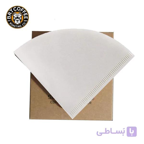 فیلتر قهوه کاغذی v60 ژاپنی سفید سایز 01 برند Muvna — تصویر 1