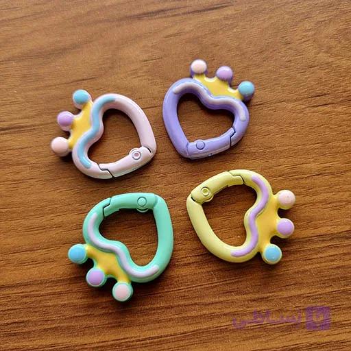 کارابین فانتزی قلب تاجی بسته 5عددی کد 30 — تصویر 1