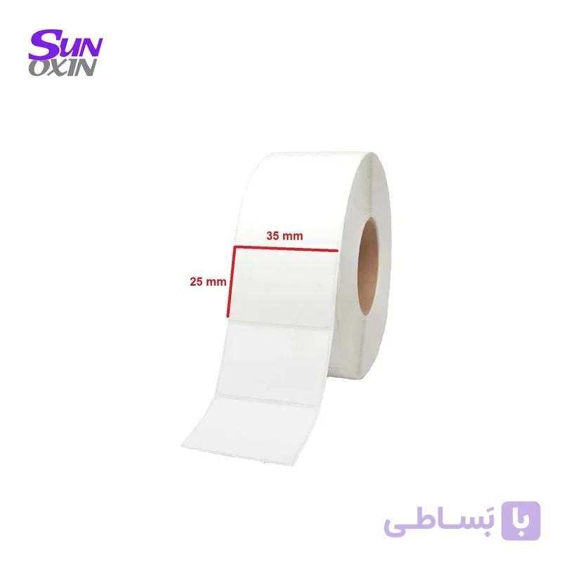 لیبل حرارتی 25*35*1000 کم چسب