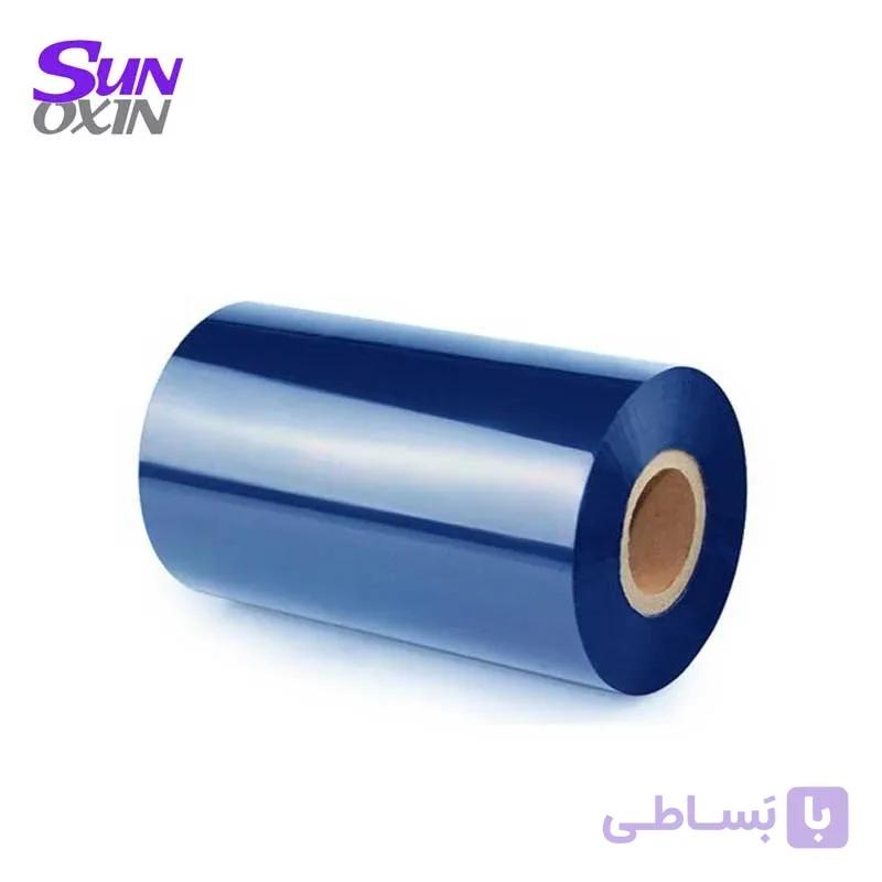 ریبون وکس رزین 110*300 آبی — تصویر 1