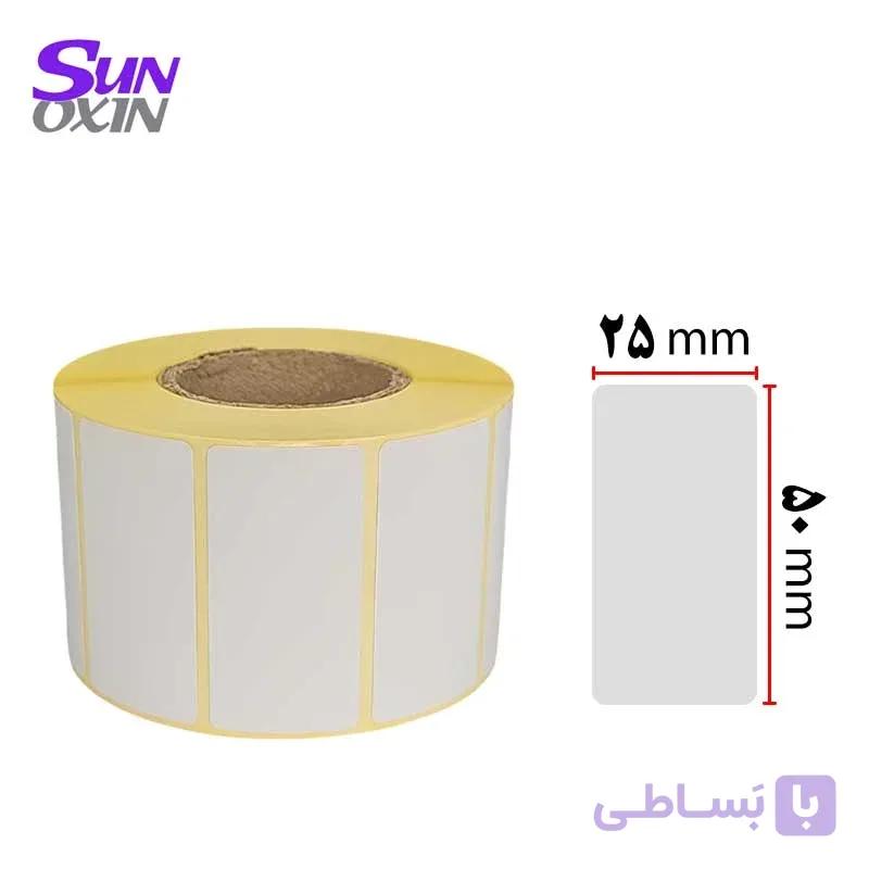 لیبل حرارتی 25*50*2000 — تصویر 1