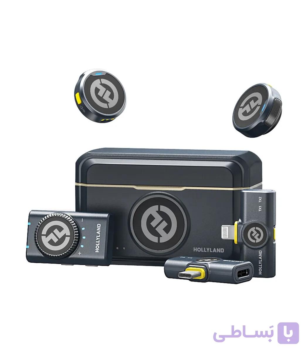 میکروفون بی‌سیم هالی‌لند پک کمبو مدل Hollyland LARK M2 DUO Combo — تصویر 1