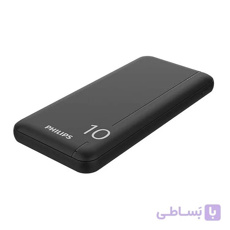 پاوربانک فیلیپس مدل DLP1812PB ظرفیت 10000میلی آمپر ساعت گارانتی 24 ماهه سی آوا — تصویر 1
