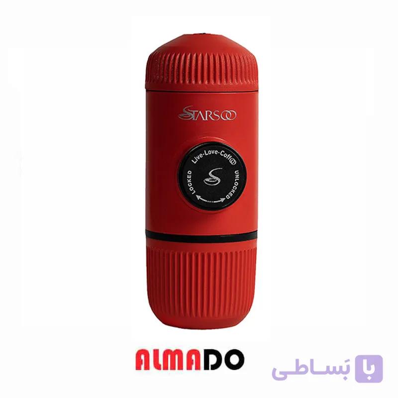 اسپرسوساز سفری استارسو مدل Nanopresso قرمز مرغوب — تصویر 1
