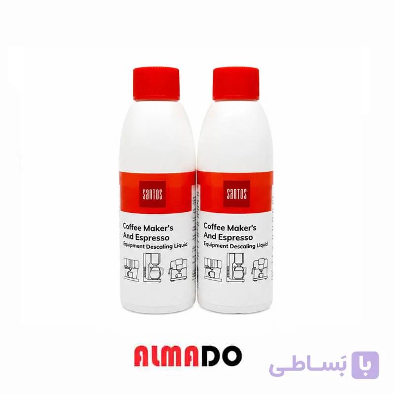 مایع جرم گیر دستگاه اسپرسو خانگی سانتوس مدل دوقلو حجم 150 میلی لیتر بسته ی 2 عددی — تصویر 1