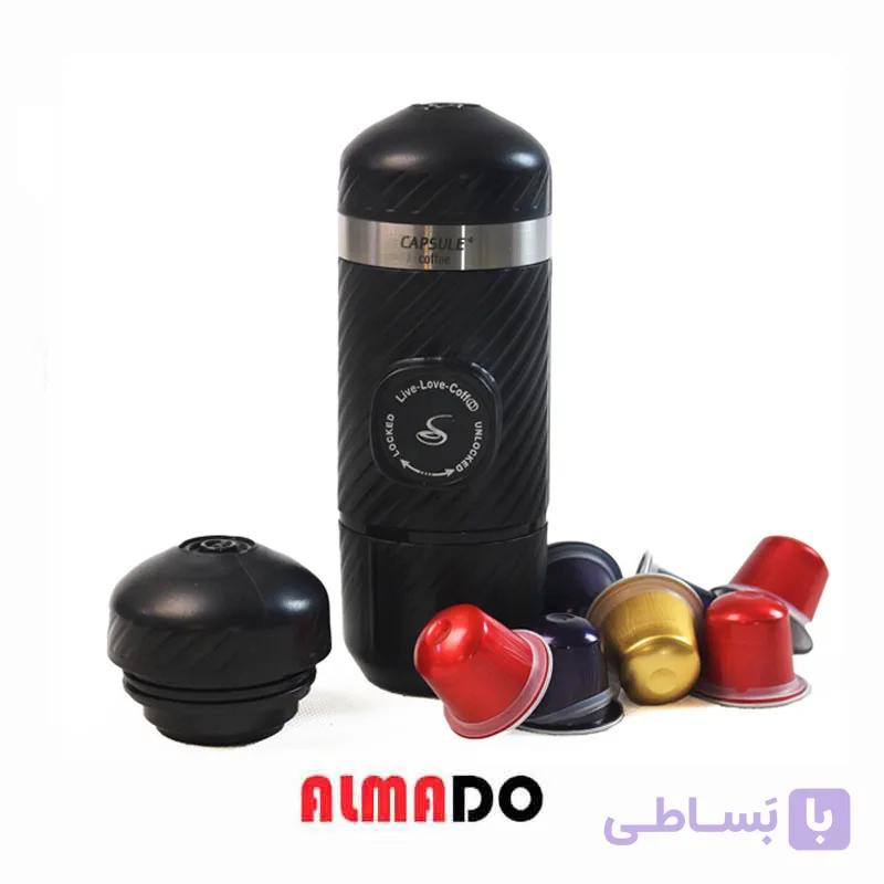 قهوه ساز کپسولی مشکی برند استارسو starsoo(کپسول کافی دو کاره) — تصویر 1