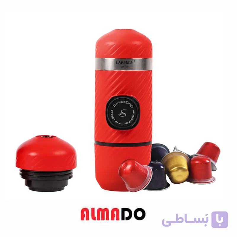 قهوه ساز کپسولی قرمز برند استارسو starsoo(کپسول کافی دو کاره) — تصویر 1