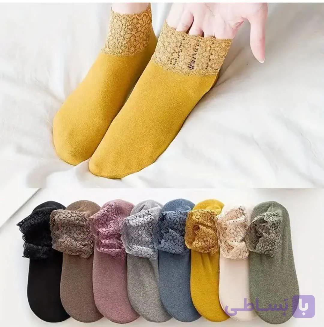 جوراب مجلسی، وارداتی، حوله ای گیپوری