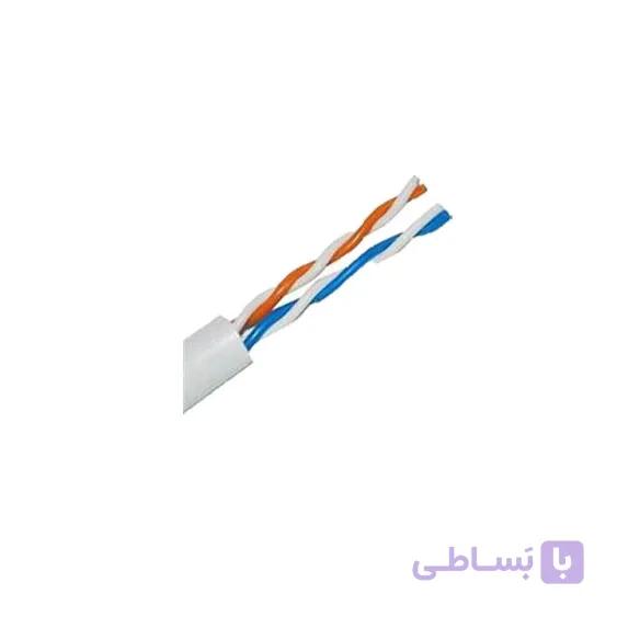 کابل دوزوج تلفنی متری