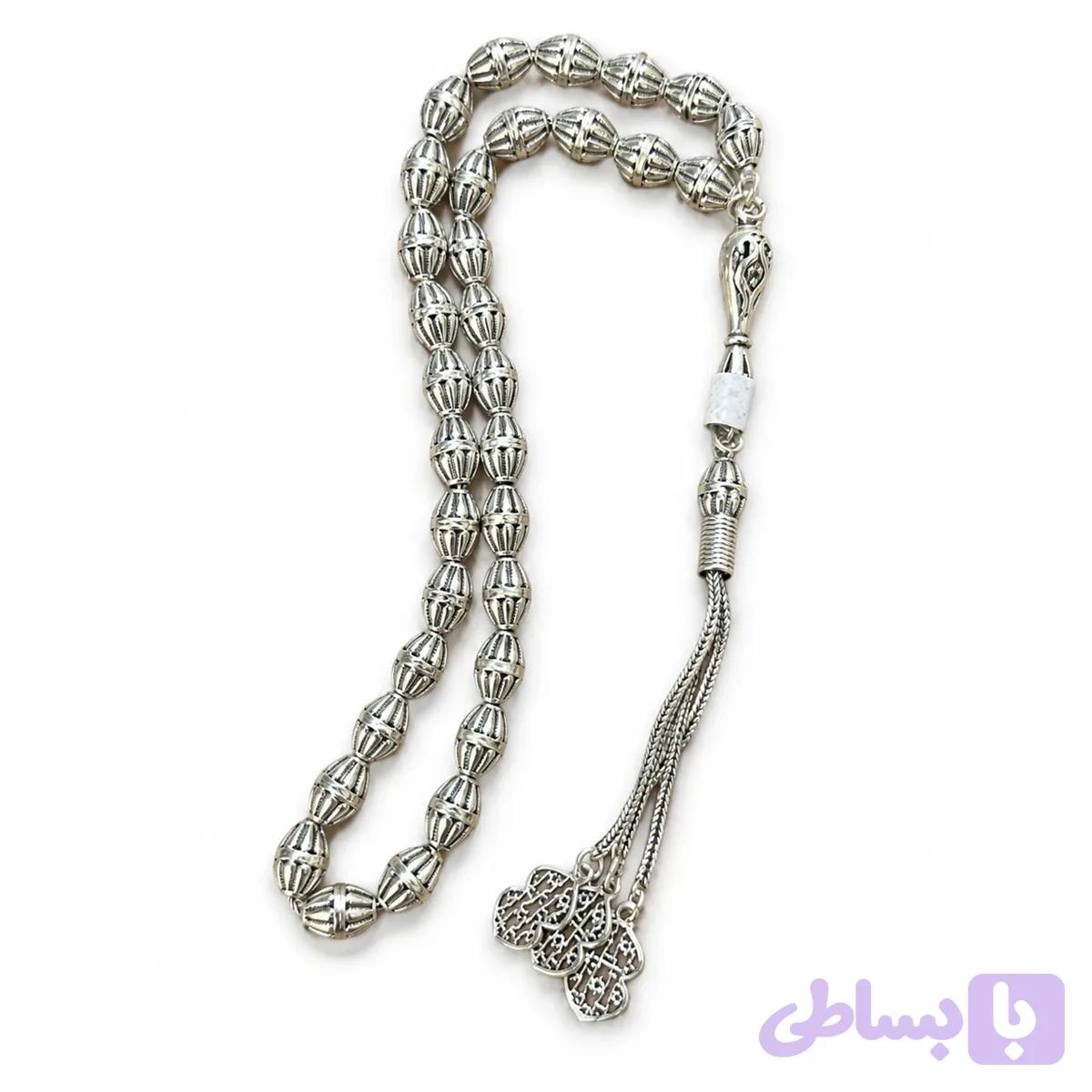 تسبیح نقره ترک (کد 0D8F7)