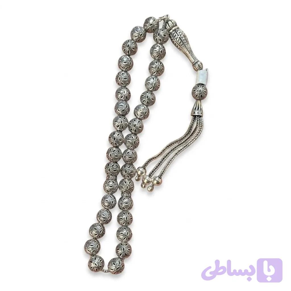 تسبیح نقره ترک (کد 7RZIV)