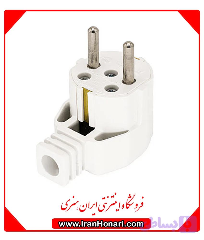 دوشاخه خانگی سفید استاندارد پارت الکتریک کد 5518