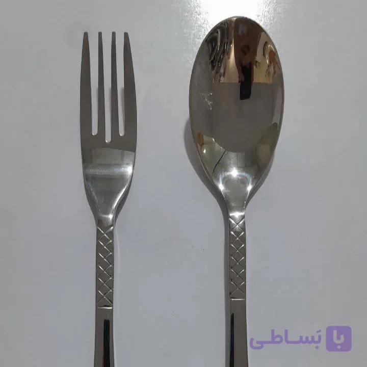 سرویس قاشق چنگال ۱۴۴ پارچه یونیک کد ۴۰۳ مناسب ۲۴ نفر — تصویر 1