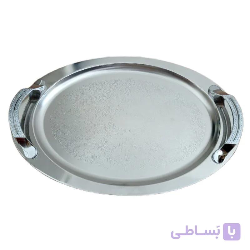 سینی استیل بیضی تانیش — تصویر 1