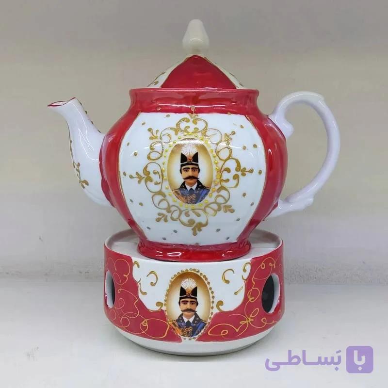 قوری و وارمر قوری مدل شاه عباسی — تصویر 1