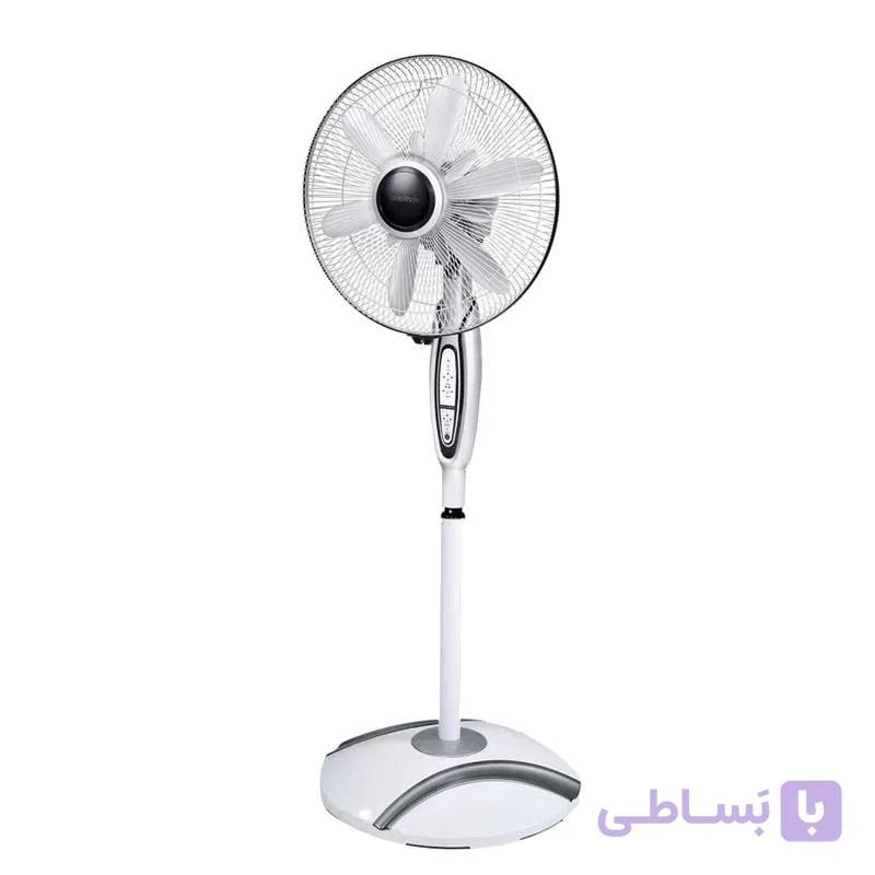 پنکه سه منظوره شروین مدل 5200 کنترل دار با لوله استیل و پنل لمسی — تصویر 1