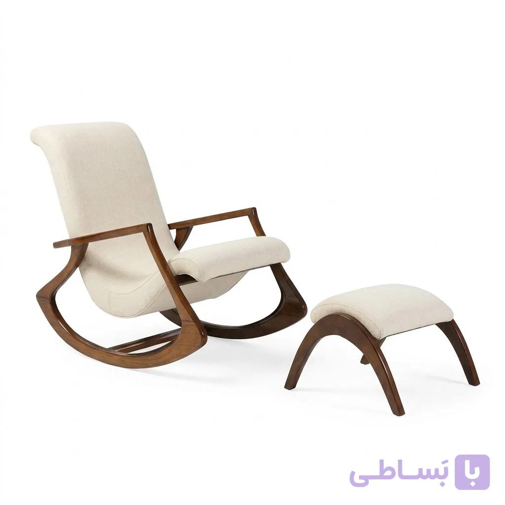 صندلی راک چوبی مدل آرتا — تصویر 1