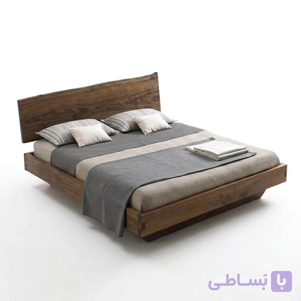 تخت خواب چوب گردو کد TG10/200 — تصویر 1