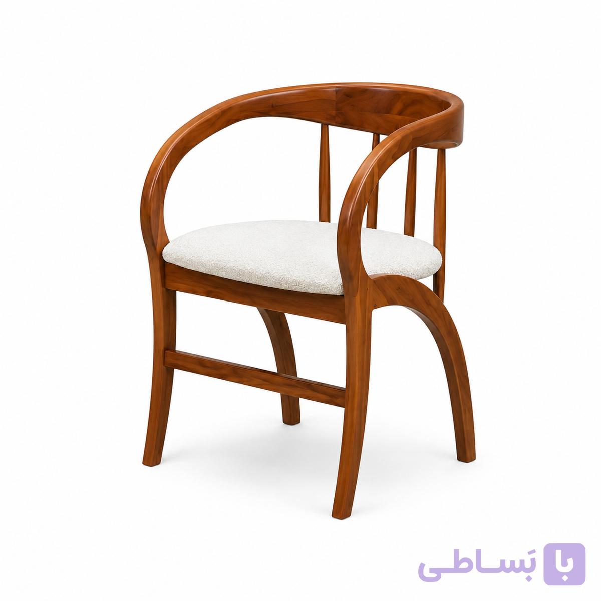 صندلی غذاخوری چوبی مدل سپیده — تصویر 1