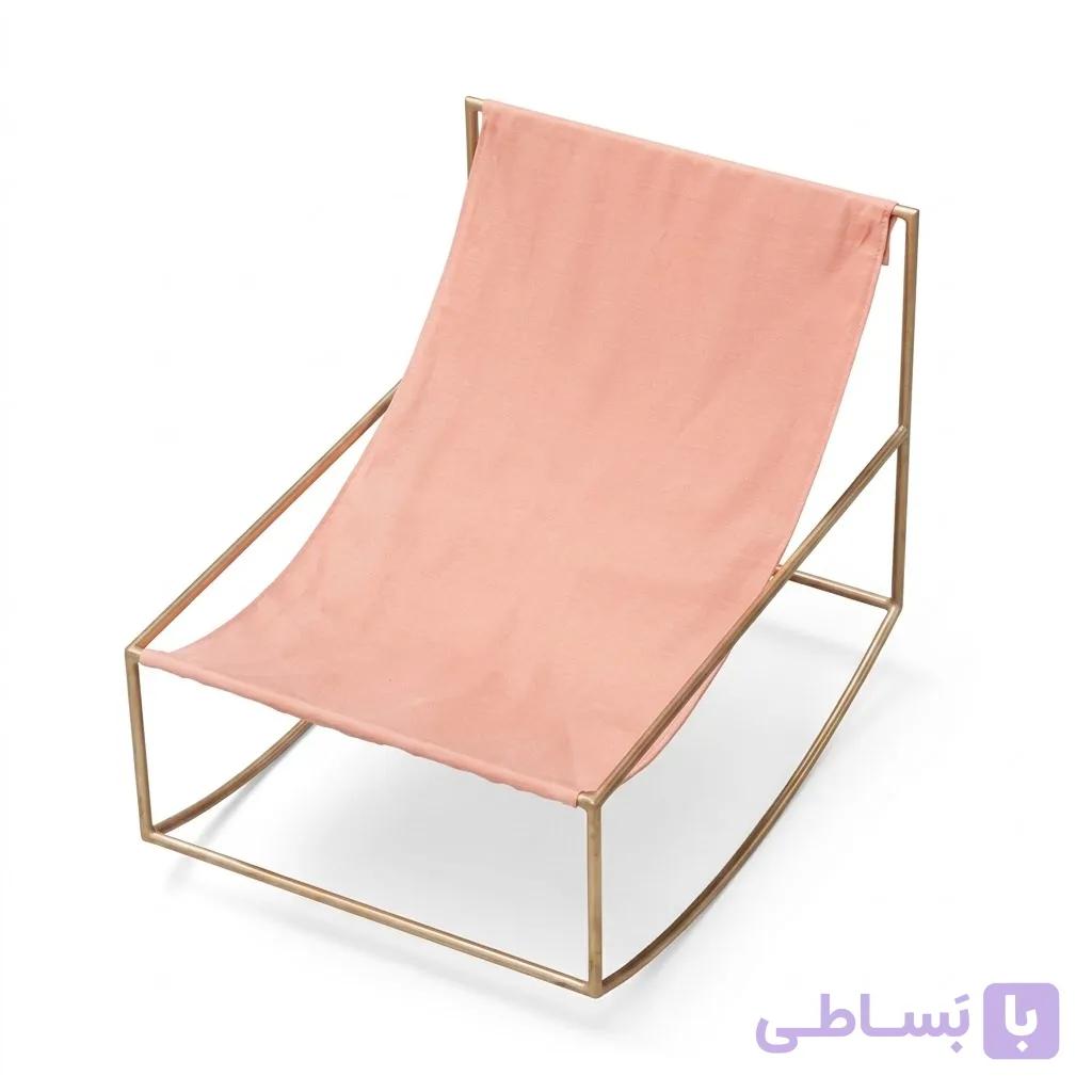 صندلی راک فلزی مدل گلبرگ — تصویر 1