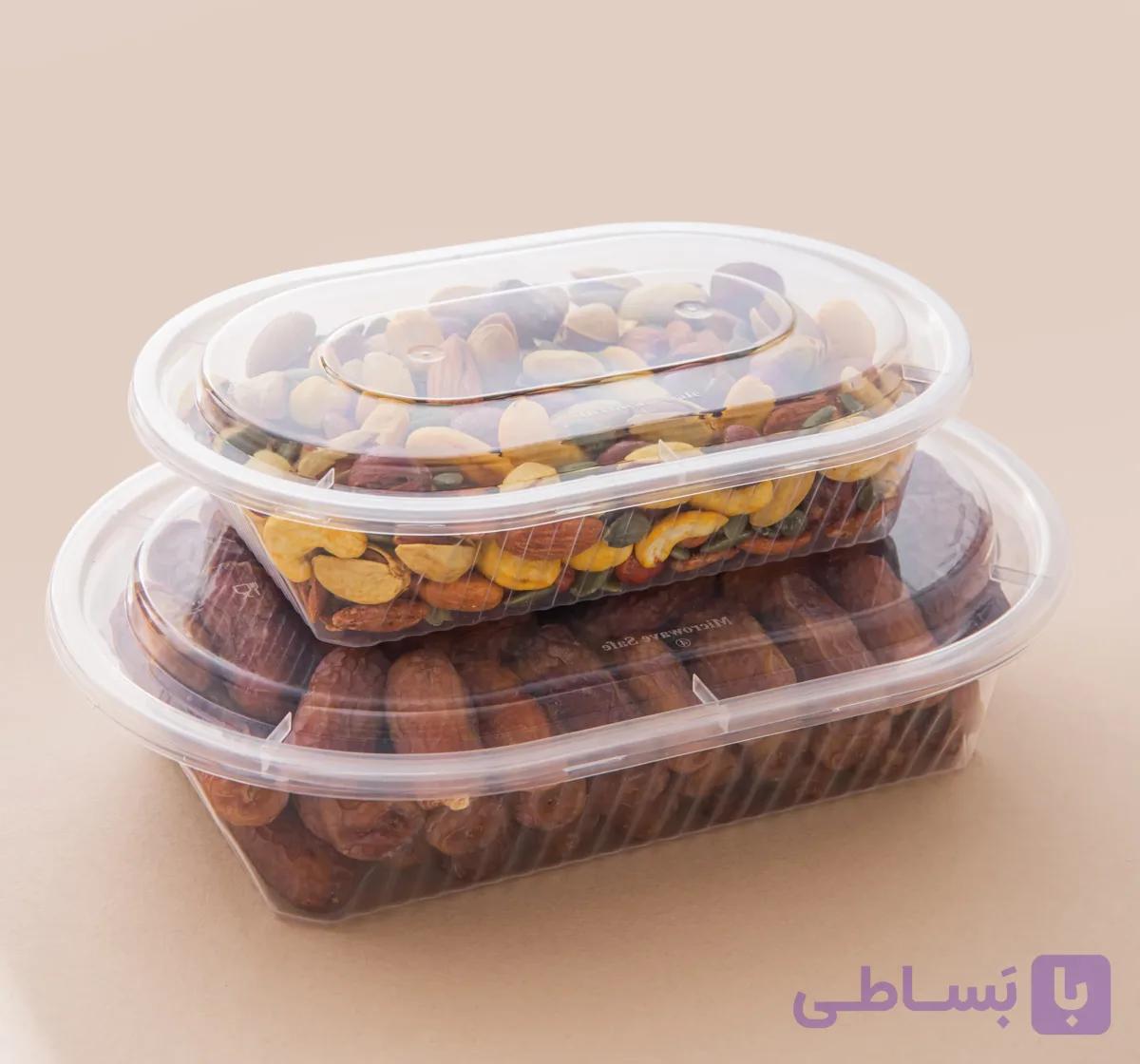 ظرف یکبار مصرف مایکروویو 1600 سی سی آگرا طب پلاستیک — تصویر 1