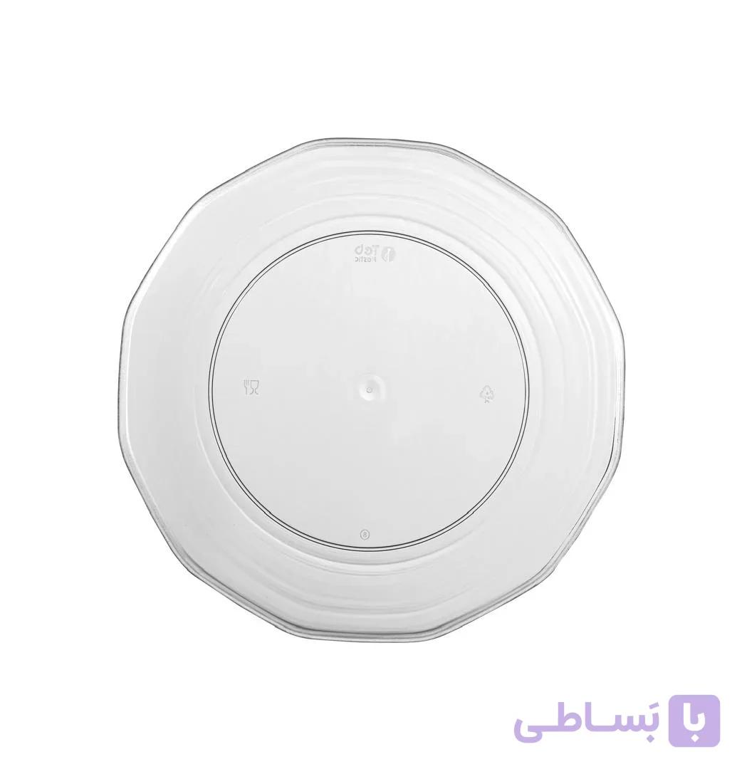 پیش دستی یکبار مصرف مدل رز پیکنیک — تصویر 1