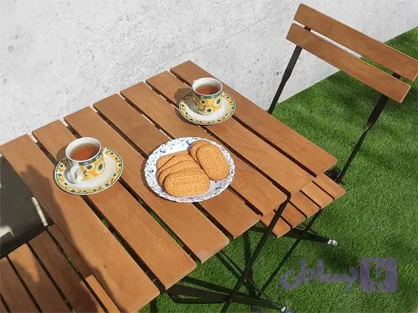 میز و صندلی تاشو طرح ایکیا — تصویر 1