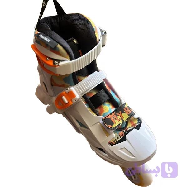 اسکیت فلای بی B3 سفید سایز(36-39) — تصویر 1