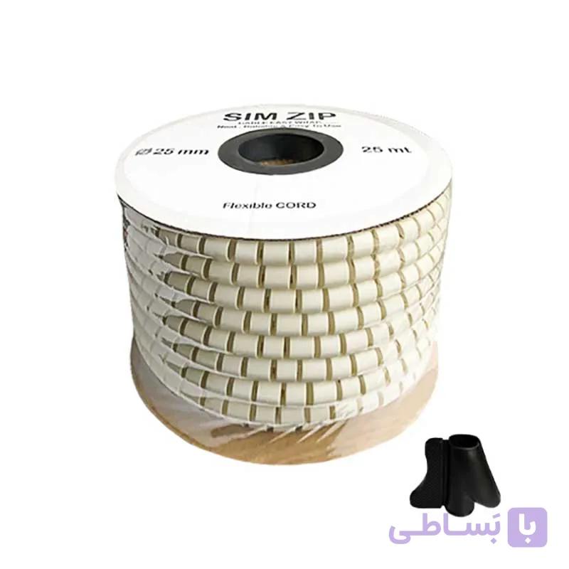 نظم دهنده سیم و کابل سیم زیپ حلقه 25 متری — تصویر 1