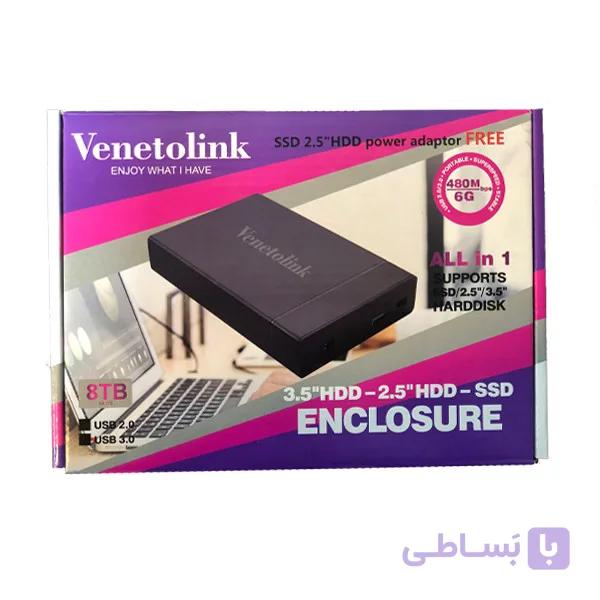 باکس هارد 3.5 اینچی ونتولینک COMBO مدل UB3.0 — تصویر 1