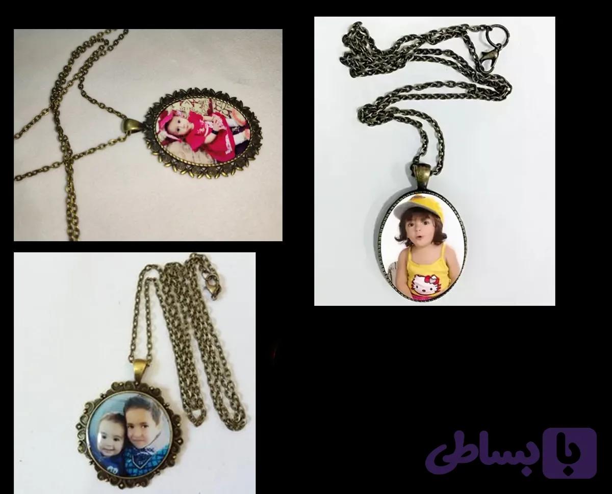 گردنبند با عکس دلخواه - نگاران