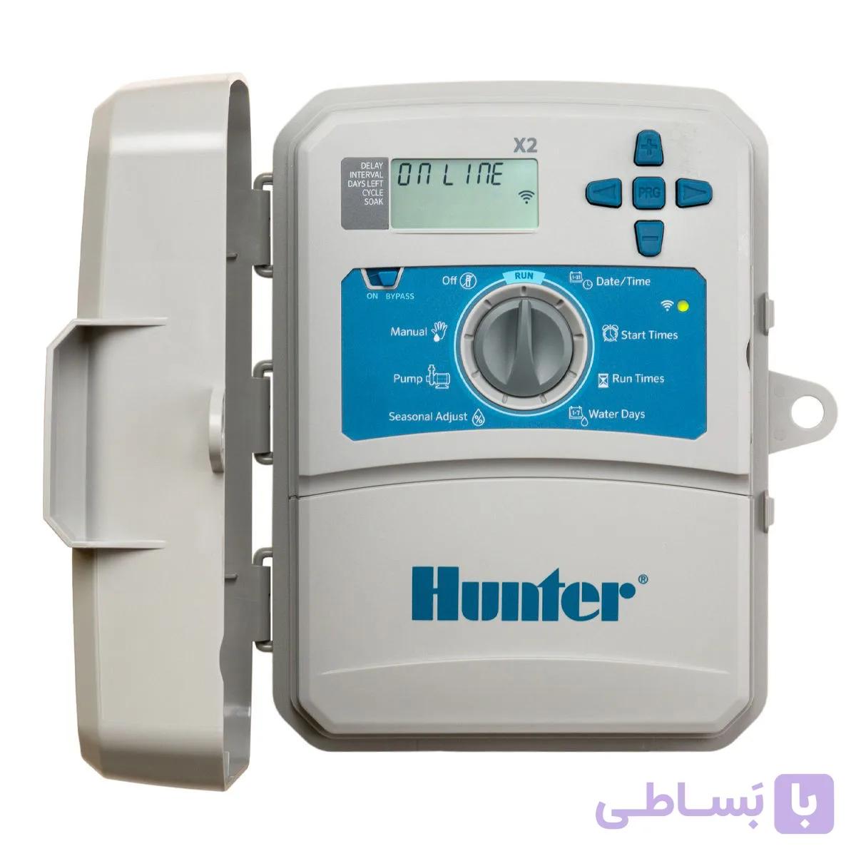 کنترلر آبیاری هانتر آمریکا 6 ایستگاهه مدل X2-601 (با امکان اضافه کردن ماژول وای فای هانتر) — تصویر 1