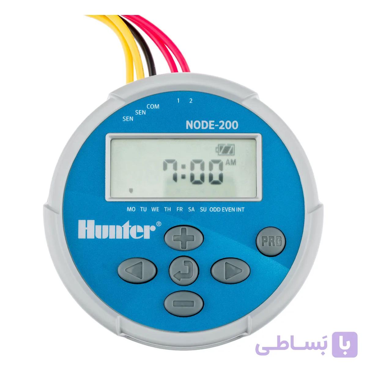 کنترلر آبیاری باتری خور هانتر آمریکا 2 ایستگاهه مدل NODE-200 — تصویر 1