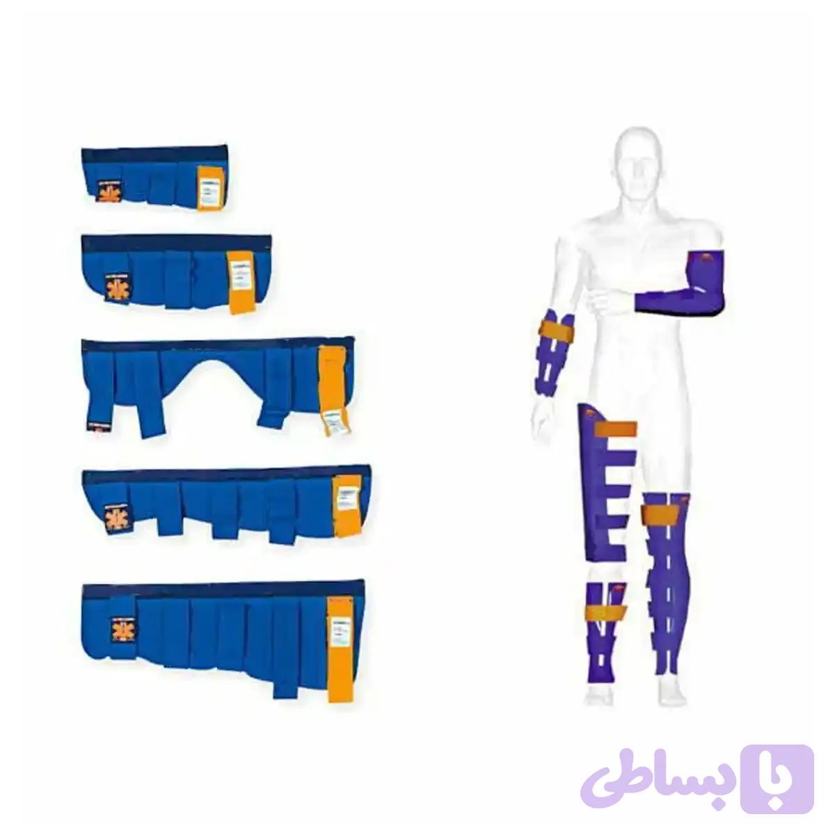 آتل اندامی 5 تکه Blue Splint