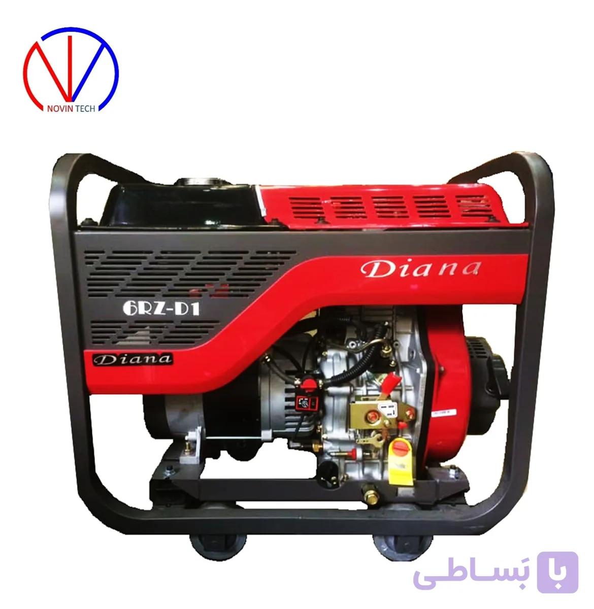 موتور برق دیانا 6KW مدل 6RZ-D1 دیزلی | نوین تک | NovinTech