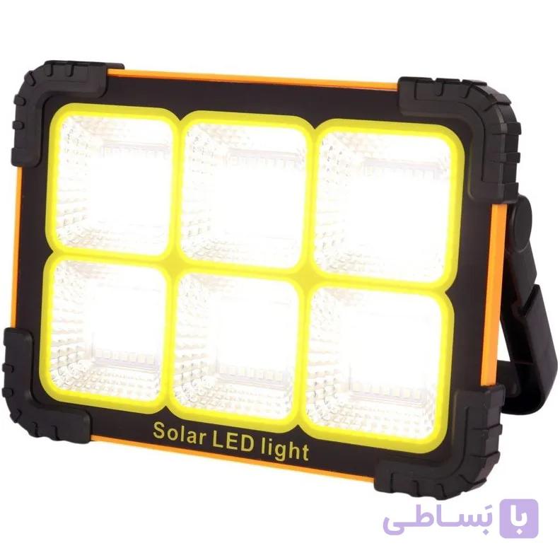پروژکتور سیار شارژی و پاور بانک خورشیدی DeepKing DK‑463 — تصویر 1