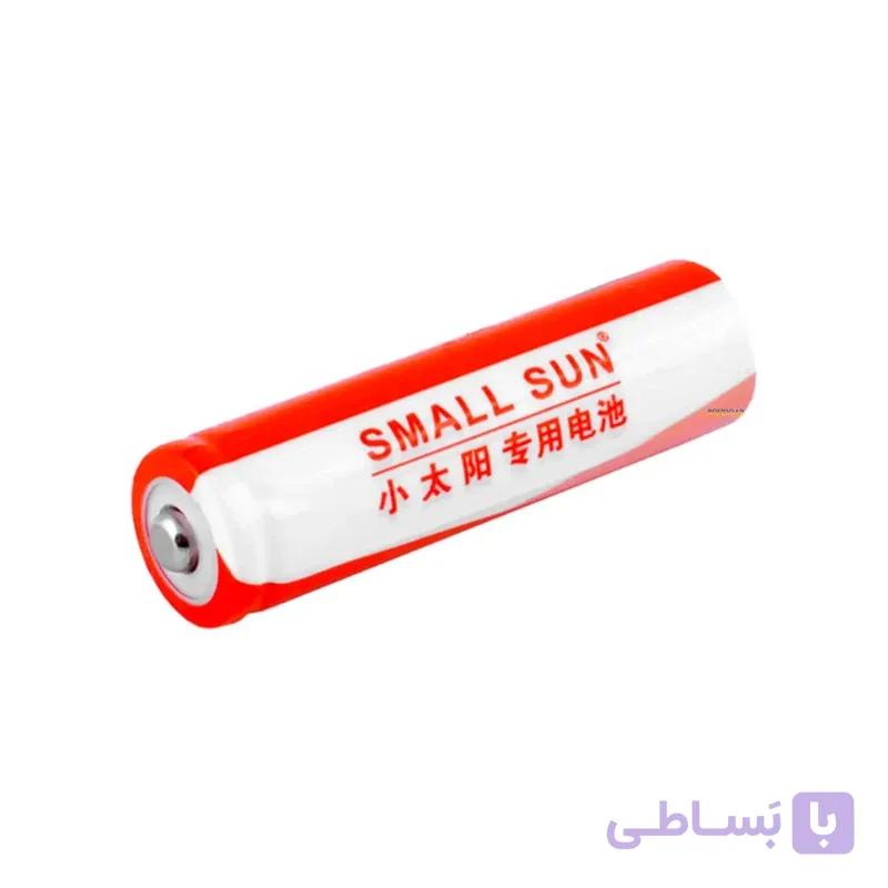 باتری لیتیوم یون قابل شارژ اسمال سان (Small Sun) مدل 18650 – ظرفیت 2200 میلی‌آمپر ساعت (نسخه نارنجی) — تصویر 1
